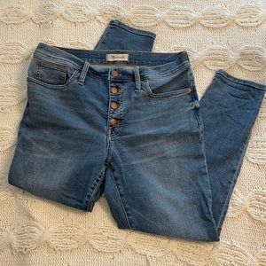 Madewell Mid-Rise Skinny Crop Jeans